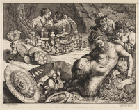 TvB G 3531
<br/>
Bacchus en de dronken Silenus
<br/>
<em>Wyngaerde, Frans van den (1614-1679)</em>